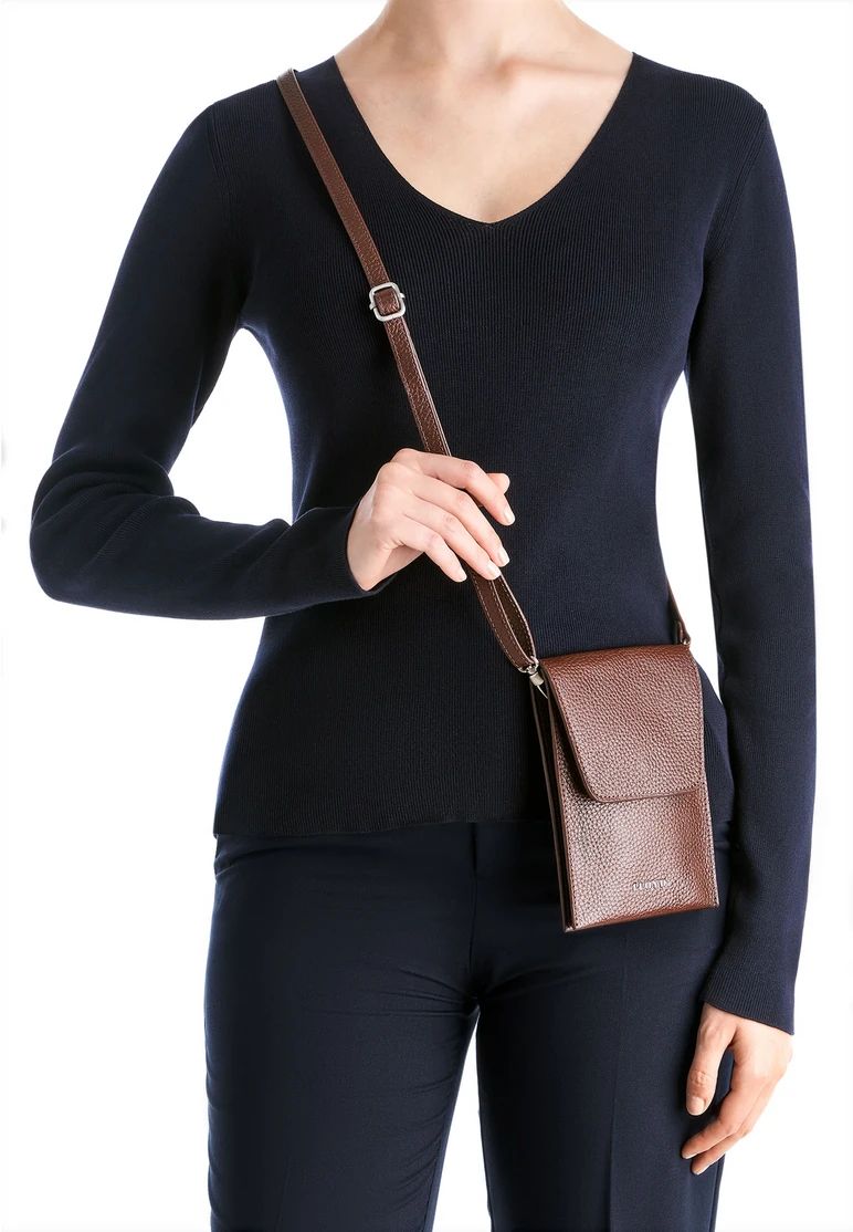 Lloyd Small Shoulder Bag - Braun