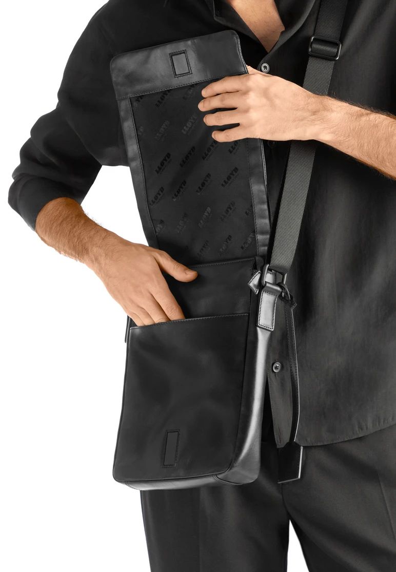 Lloyd Messenger Bag Small - Schwarz
