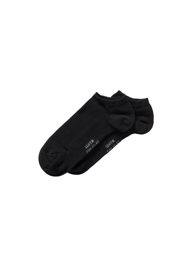 Lloyd Sneakersocke Finn 2er-pack - Schwarz Lloyd Sneakersocke Finn 2er-pack - Schwarz