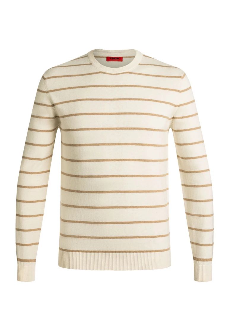 Lloyd Rundhals Pullover - Weiss